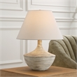 Uttermost Carafe Ceramic Table Lamp in Ivory