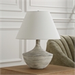 Uttermost Carafe Ceramic Table Lamp in Ivory