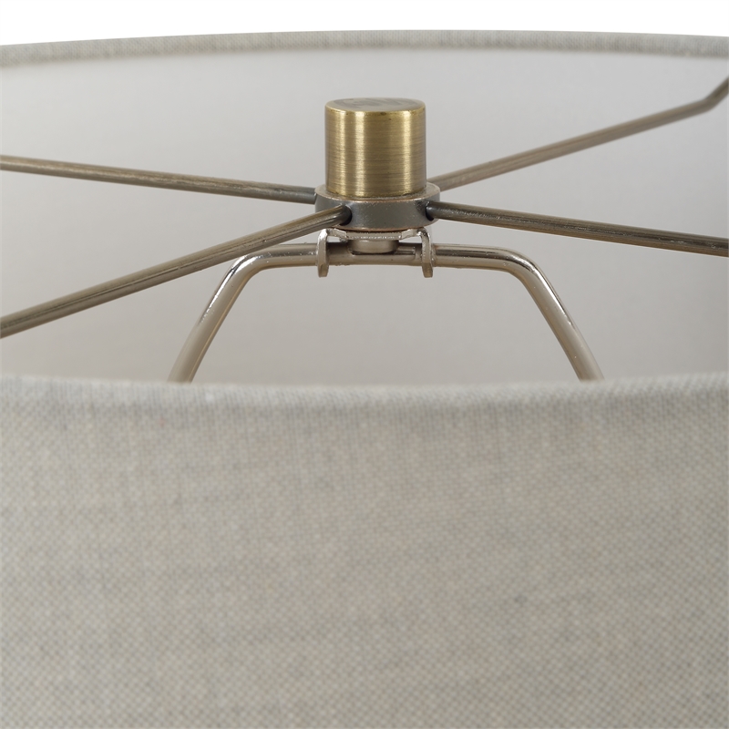 Uttermost Rimini Black Glaze Table Lamp