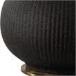 Uttermost Rimini Black Glaze Table Lamp