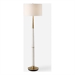Uttermost Faro White Marble Floor Lamp