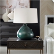 Uttermost Killarney Distressed Green Table Lamp