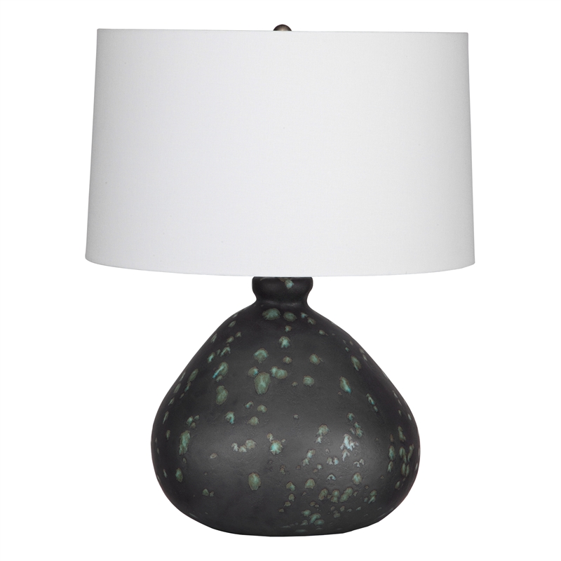 Uttermost Killarney Distressed Green Table Lamp