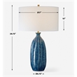 Uttermost Bixby Blue Table Lamp