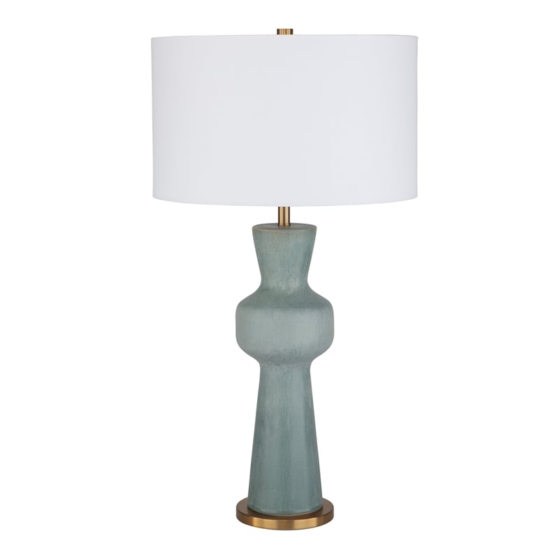Uttermost Pollard Slate Green Table Lamp