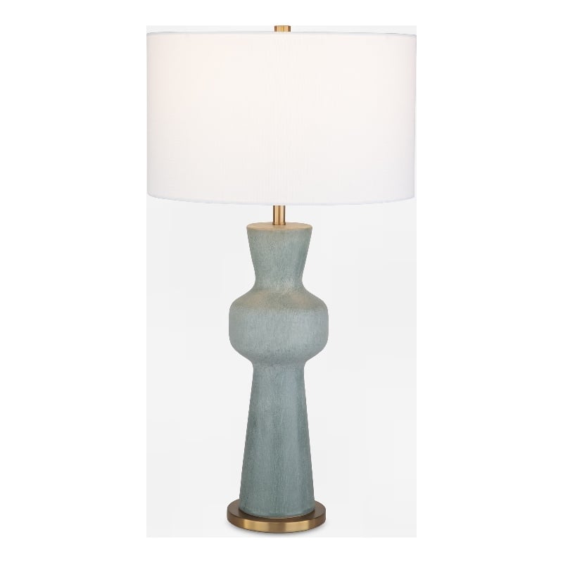 Uttermost Pollard Slate Green Table Lamp