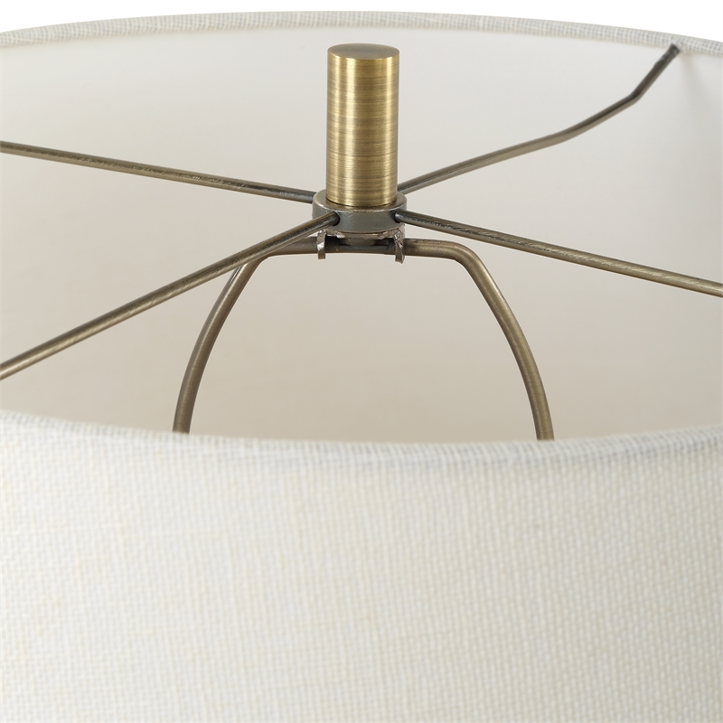 Uttermost Juliet Travertine Table Lamp in Tan