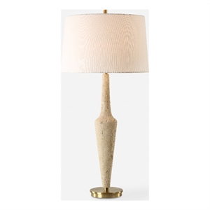 Uttermost Juliet Travertine Table Lamp in Tan