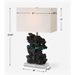 Uttermost Basalt Black Stone Table Lamp