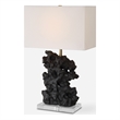 Uttermost Basalt Black Stone Table Lamp