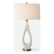 Uttermost Promenade White Table Lamp