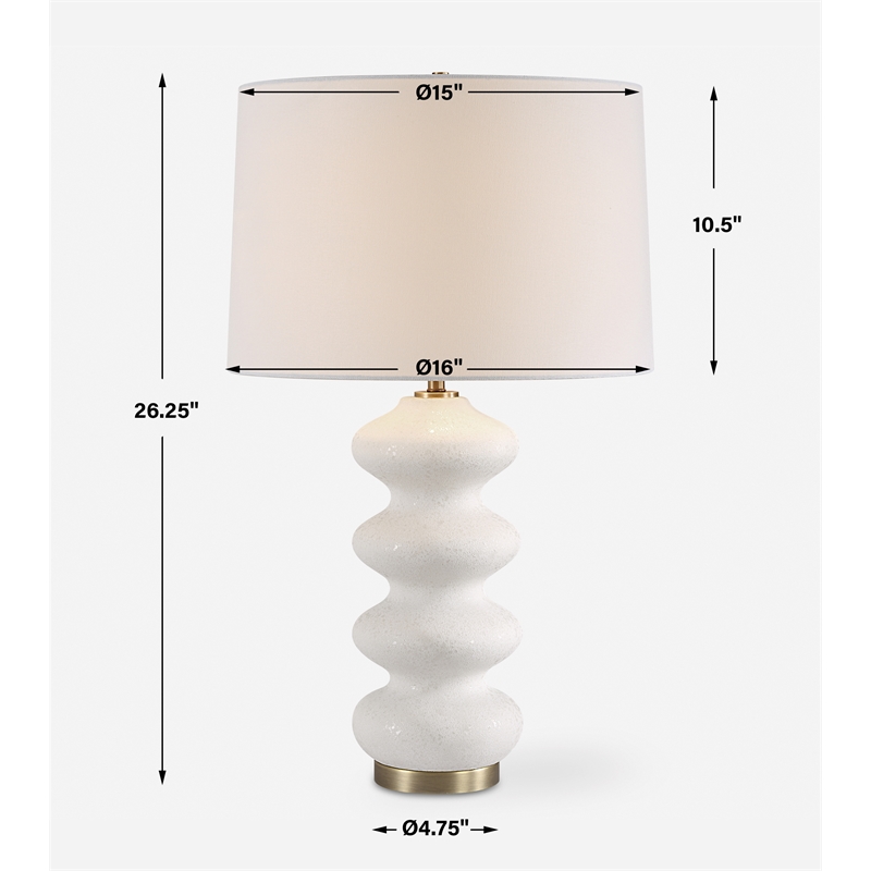 Uttermost Liora White Table Lamp