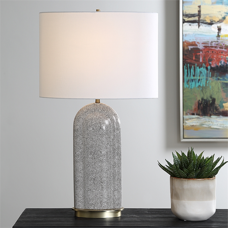Uttermost Dapple Table Lamp in Chocolate