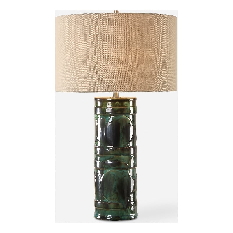 Uttermost Loch Green Glaze Table Lamp