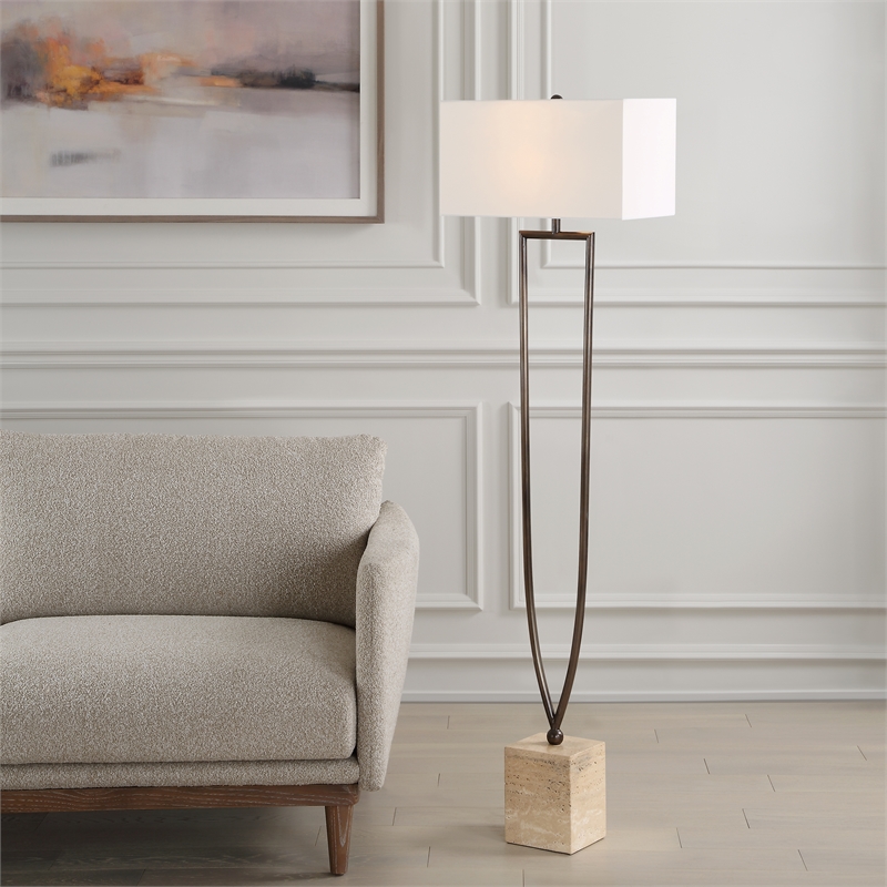 Uttermost Fork In The Road Floor Lamp in Bronze