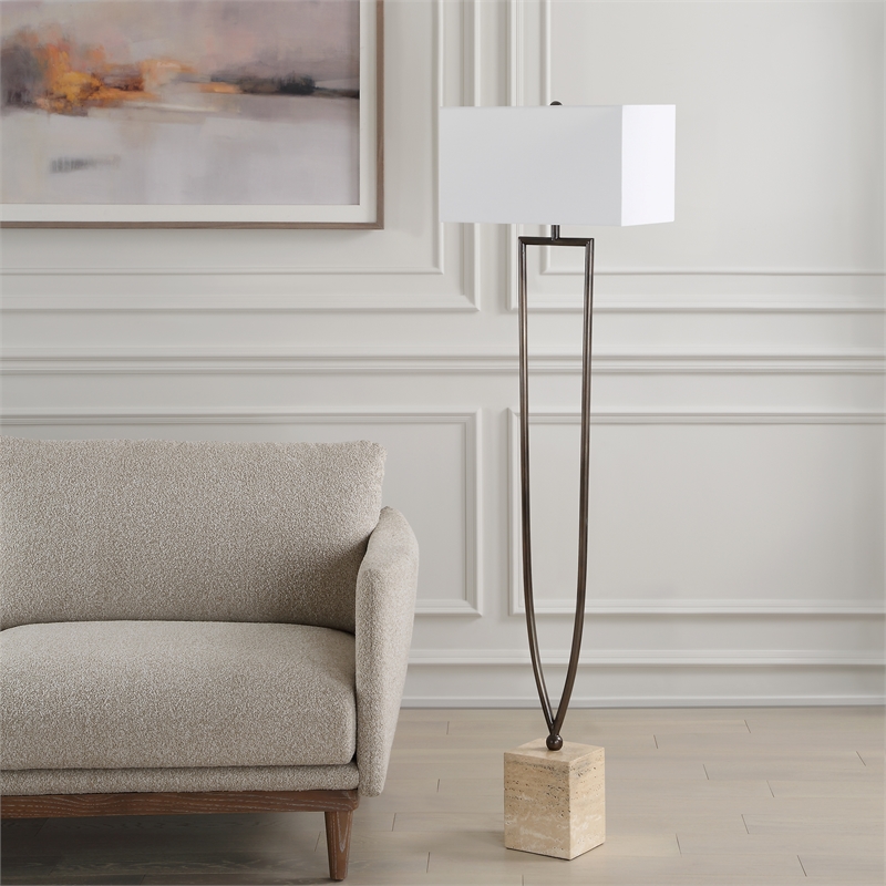 Uttermost Fork In The Road Floor Lamp in Bronze