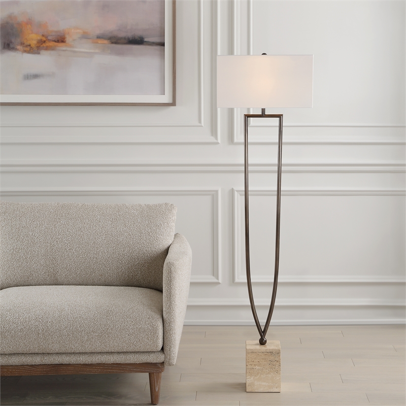 Uttermost Fork In The Road Floor Lamp in Bronze