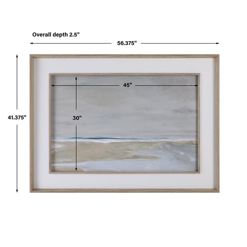 Uttermost Oregon Coast Framed Print in Multi-Color