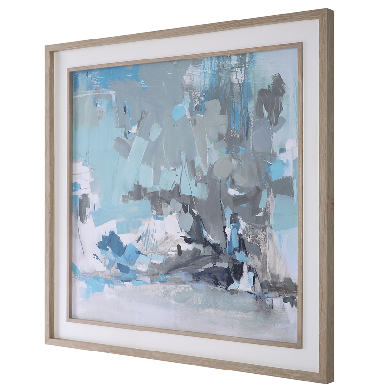 Uttermost Misty Moonlight Abstract Framed Print in Multi-Color