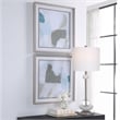 Uttermost Mist Shapes Framed Prints in Multi-Color (Set of 2)