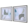 Uttermost Mist Shapes Framed Prints in Multi-Color (Set of 2)