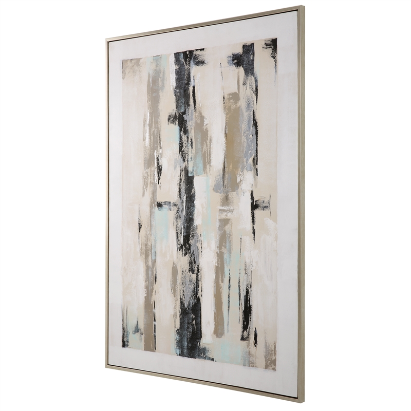 Uttermost Placidity Hand Painted Abstract Art in Multi-Color