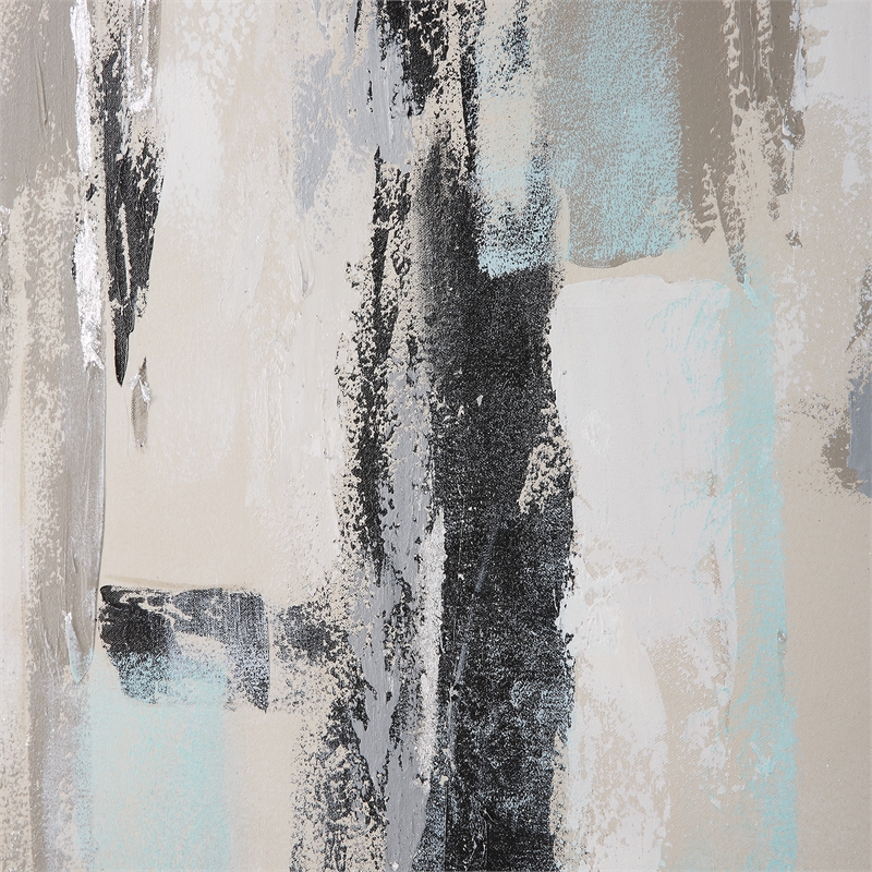 Uttermost Placidity Hand Painted Abstract Art in Multi-Color
