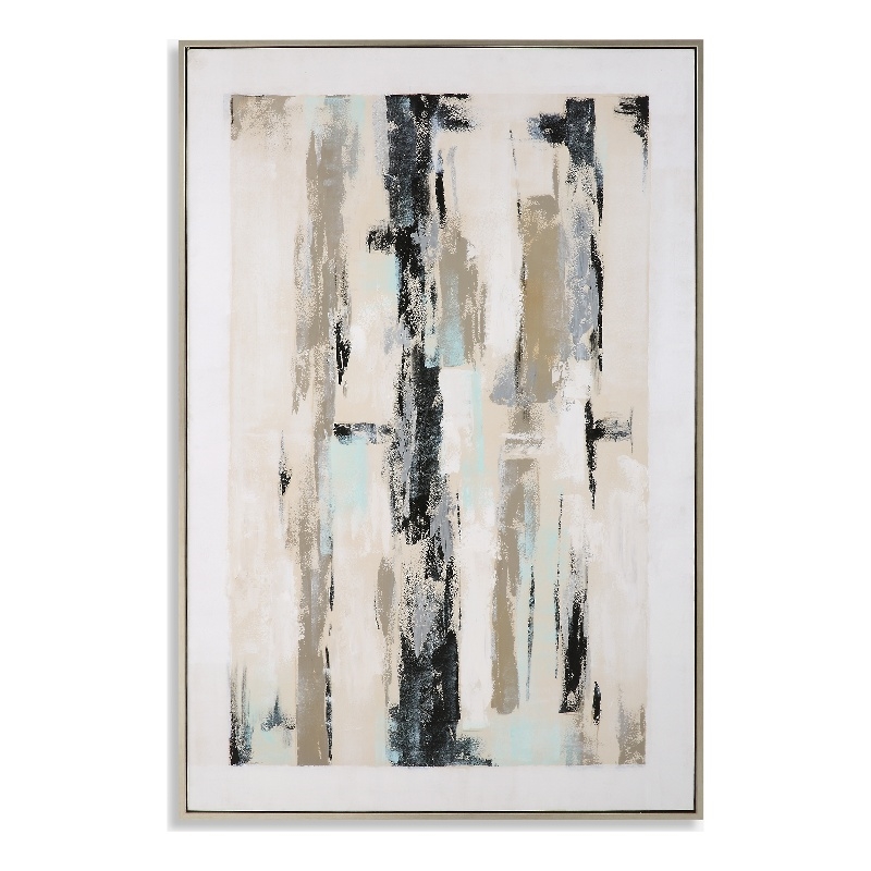 Uttermost Placidity Hand Painted Abstract Art in Multi-Color