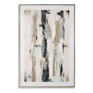 Uttermost Placidity Hand Painted Abstract Art in Multi-Color