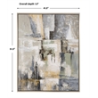 Uttermost Intuition Hand Painted Abstract Art in Multi-Color