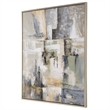 Uttermost Intuition Hand Painted Abstract Art in Multi-Color