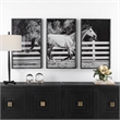 Uttermost Galloping Forward Equine Prints in Multi-Color (Set of 3)