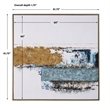 Uttermost Stacked Against Hand Painted Canvas in Multi-Color