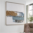 Uttermost Stacked Against Hand Painted Canvas in Multi-Color