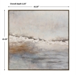 Uttermost Storm Clouds Abstract Hand Painted Art in Multi-Color