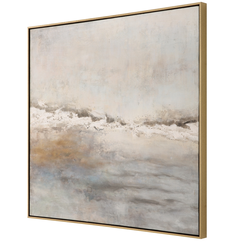 Uttermost Storm Clouds Abstract Hand Painted Art in Multi-Color