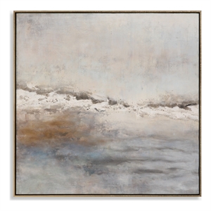 Uttermost Storm Clouds Abstract Hand Painted Art in Multi-Color