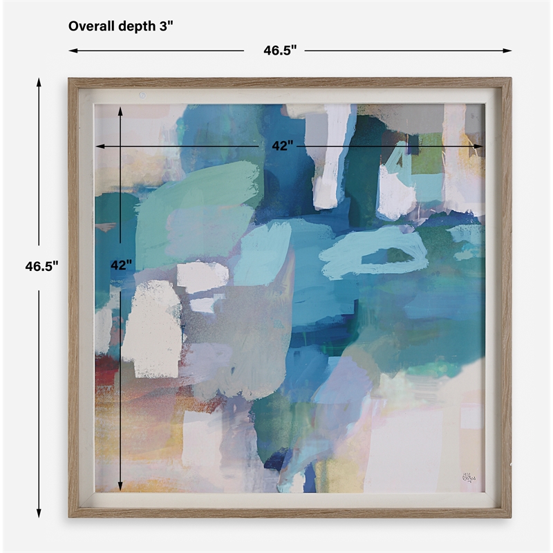 Uttermost Continue On Abstract Framed Print in Multi-Color