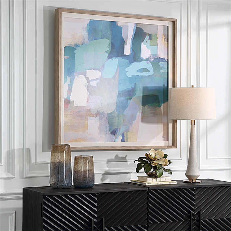 Uttermost Continue On Abstract Framed Print in Multi-Color