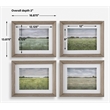 Uttermost Quiet Meadows Framed Prints in Multi-Color (Set of 4)