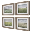 Uttermost Quiet Meadows Framed Prints in Multi-Color (Set of 4)