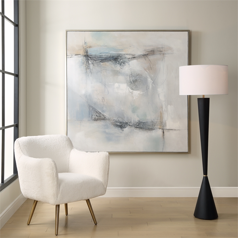 Uttermost Contort Hand Painted Abstract Art in Multi-Color