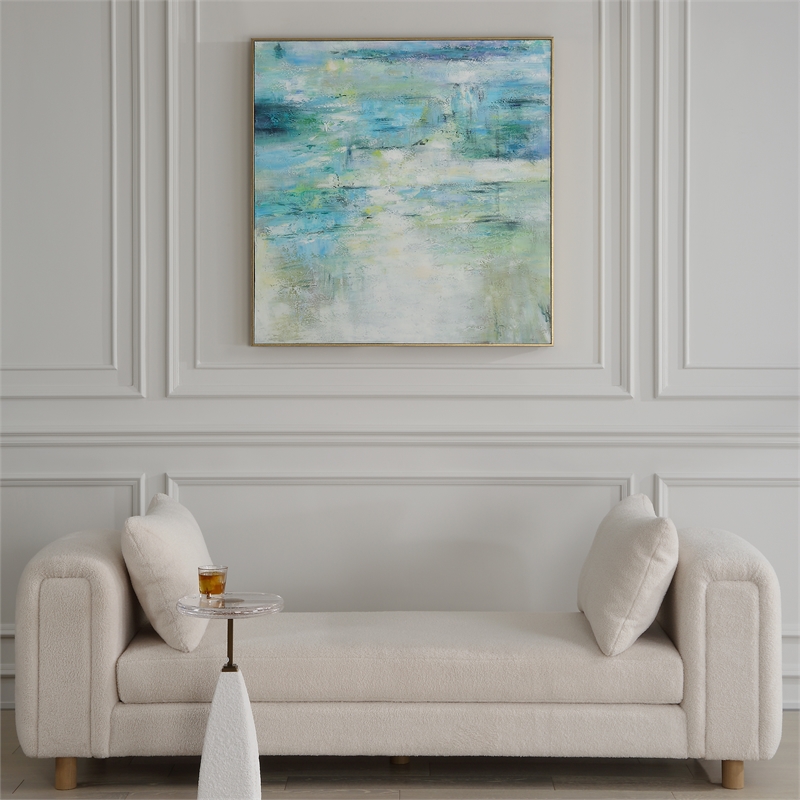 Uttermost Blissful Hand Painted Abstract Art in Multi-Color