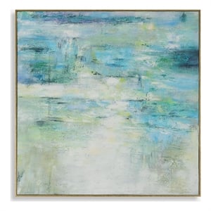 Uttermost Blissful Hand Painted Abstract Art in Multi-Color