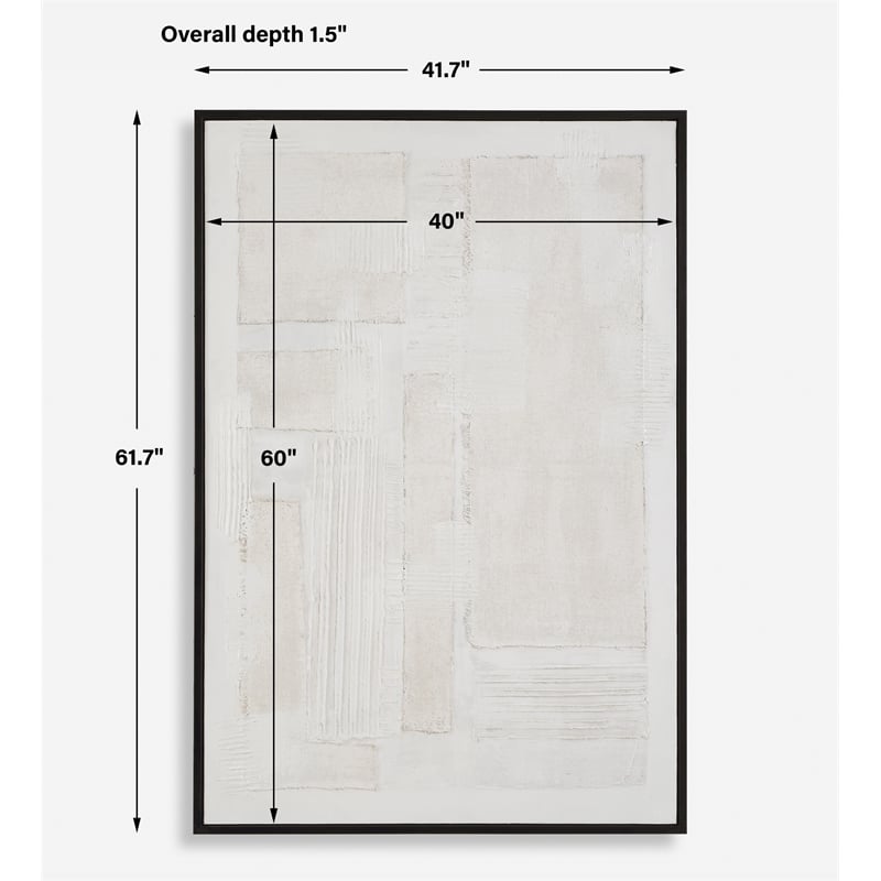 Uttermost Clean Slate Hand Painted Canvas in Multi-Color