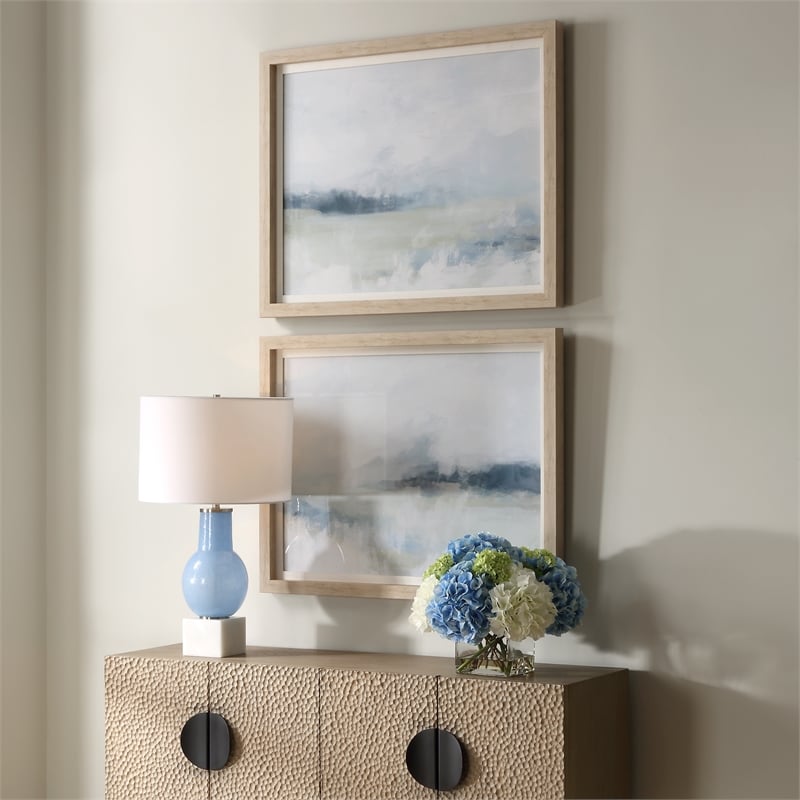 Uttermost Breezy Vista Framed Prints in Multi-Color (Set of 2)