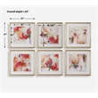 Uttermost Fresh Start Red Abstract Prints Set of 6