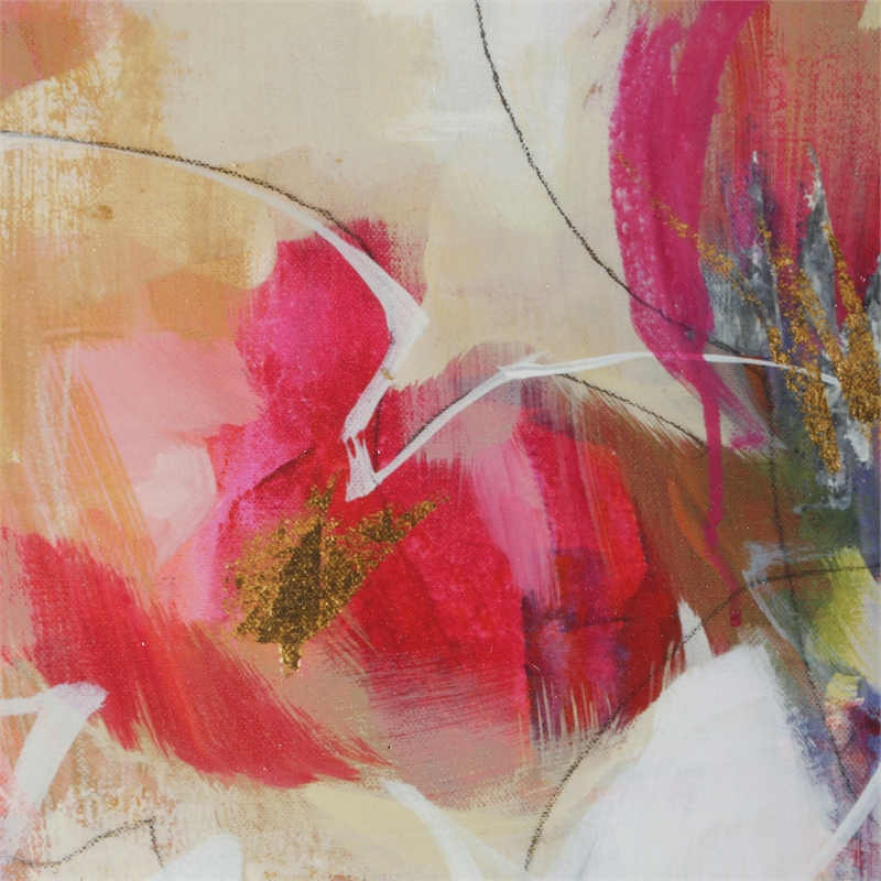 Uttermost Fresh Start Red Abstract Prints Set of 6