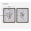 Uttermost Delicate Flowers Framed Prints in Multi-Color (Set of 2)