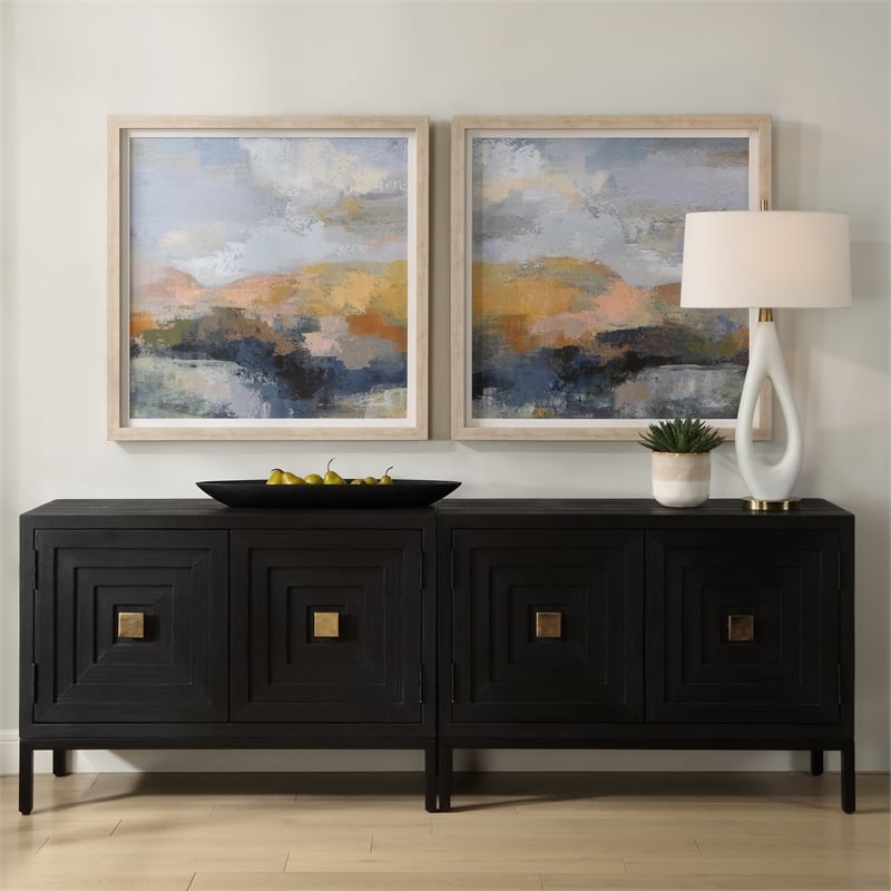 Uttermost Dusk Framed Prints in Multi-Color (Set of 2)